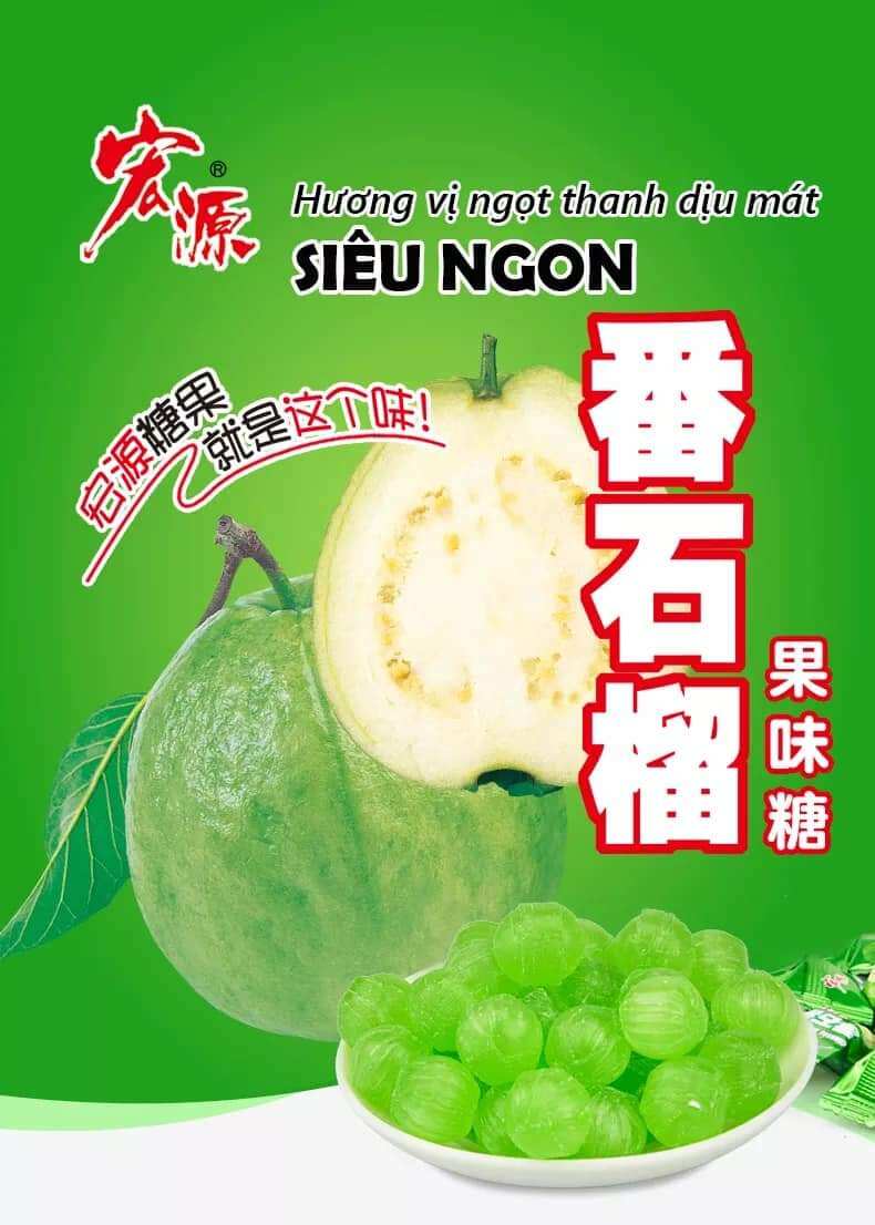 [ kẹo ổi mua tại Mỹ] Kẹo Trái Cây Vị Ổi Thơm Ngon Của Mỹ