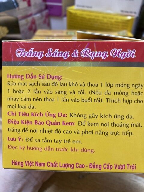 (Sỉ) Kem Hồng Sâm Vip 10 tác dụng