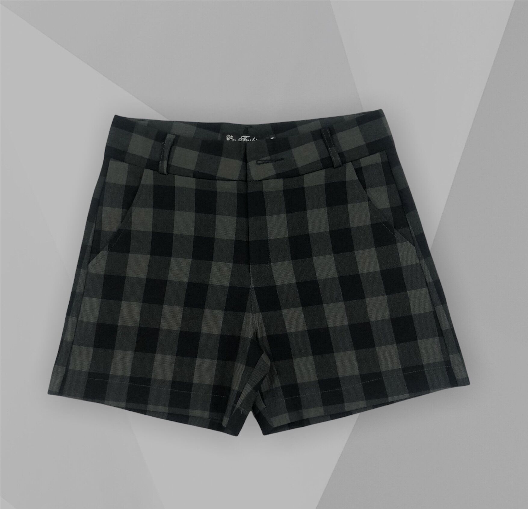 Quần short nữ caro quần đùi