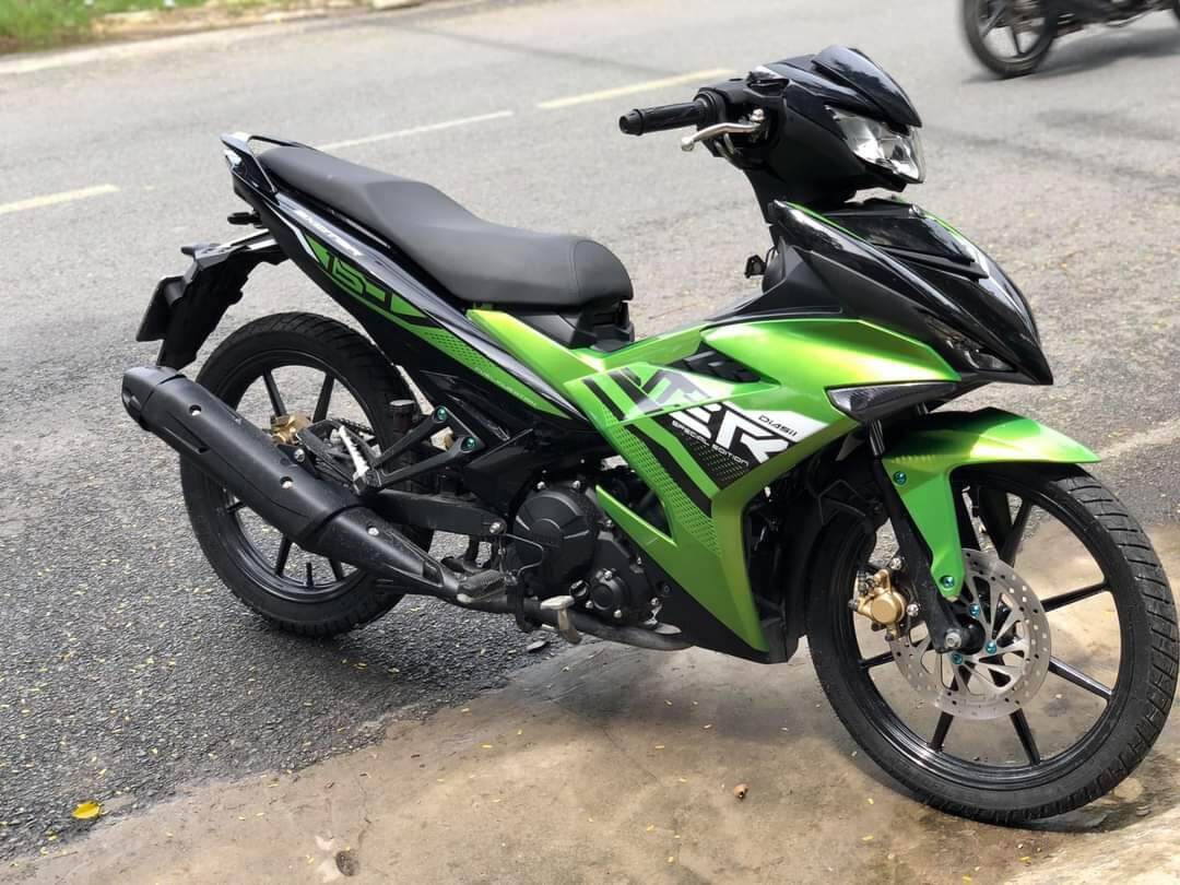 Tem rời exciter 150 xanh đen