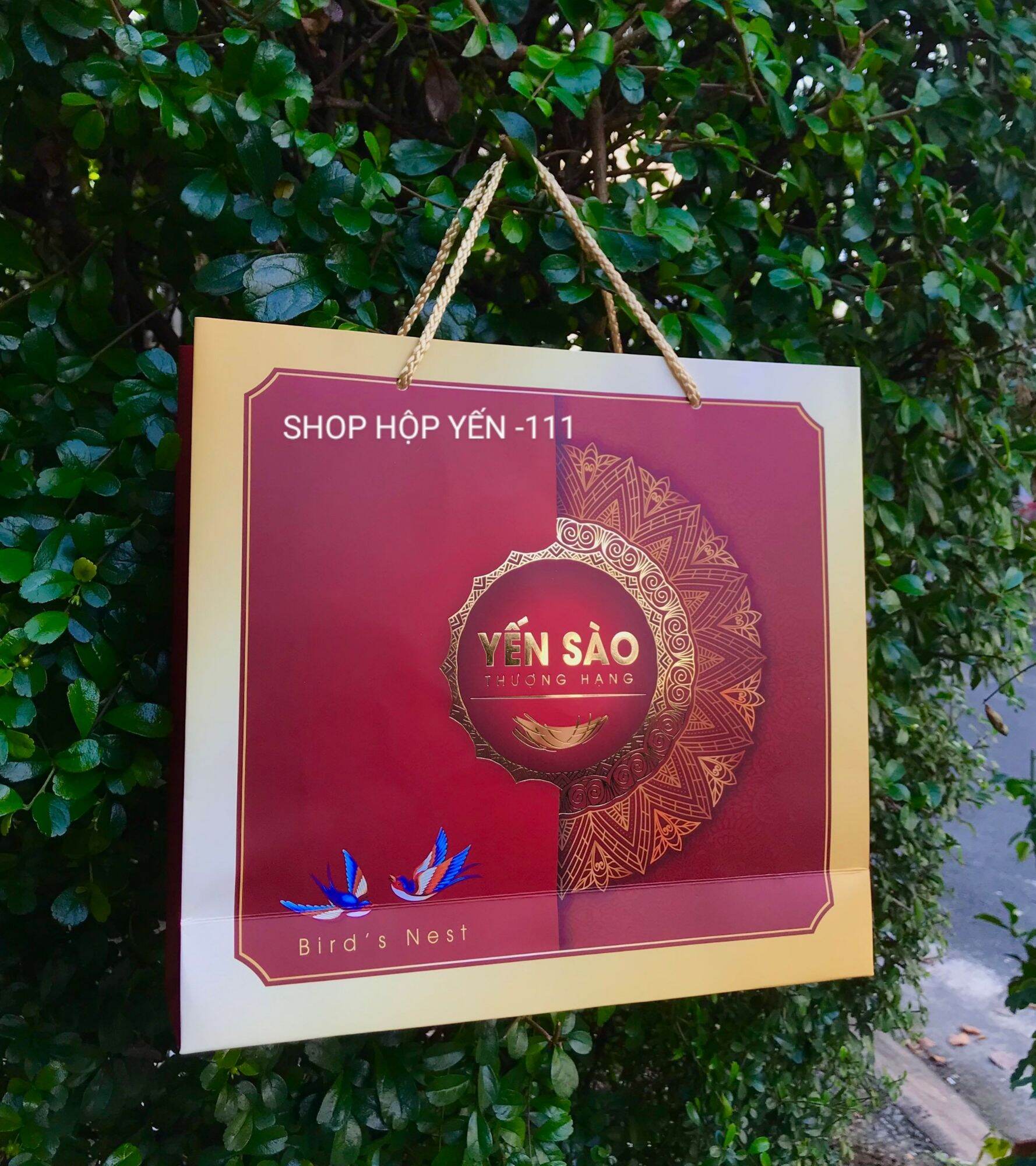 TÚI ĐỰNG YẾN SÀO CAO CẤP 100gr ( ÉP KIM)