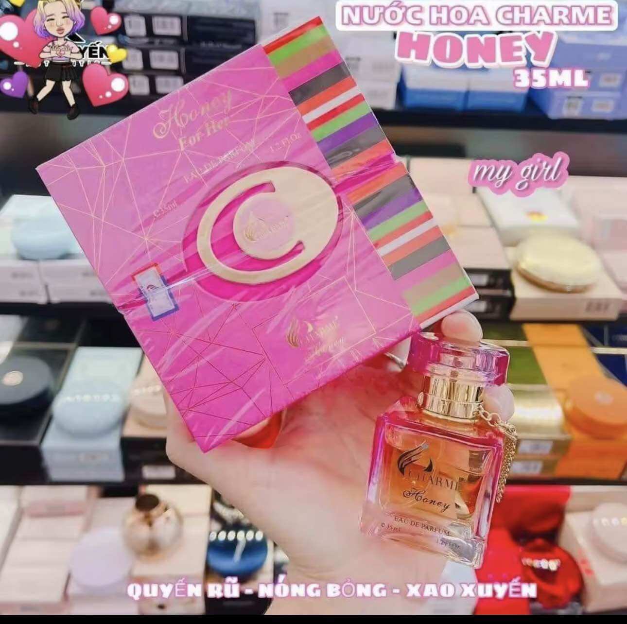 Nước hoa nữ honey 35ml ( nguyên mã )