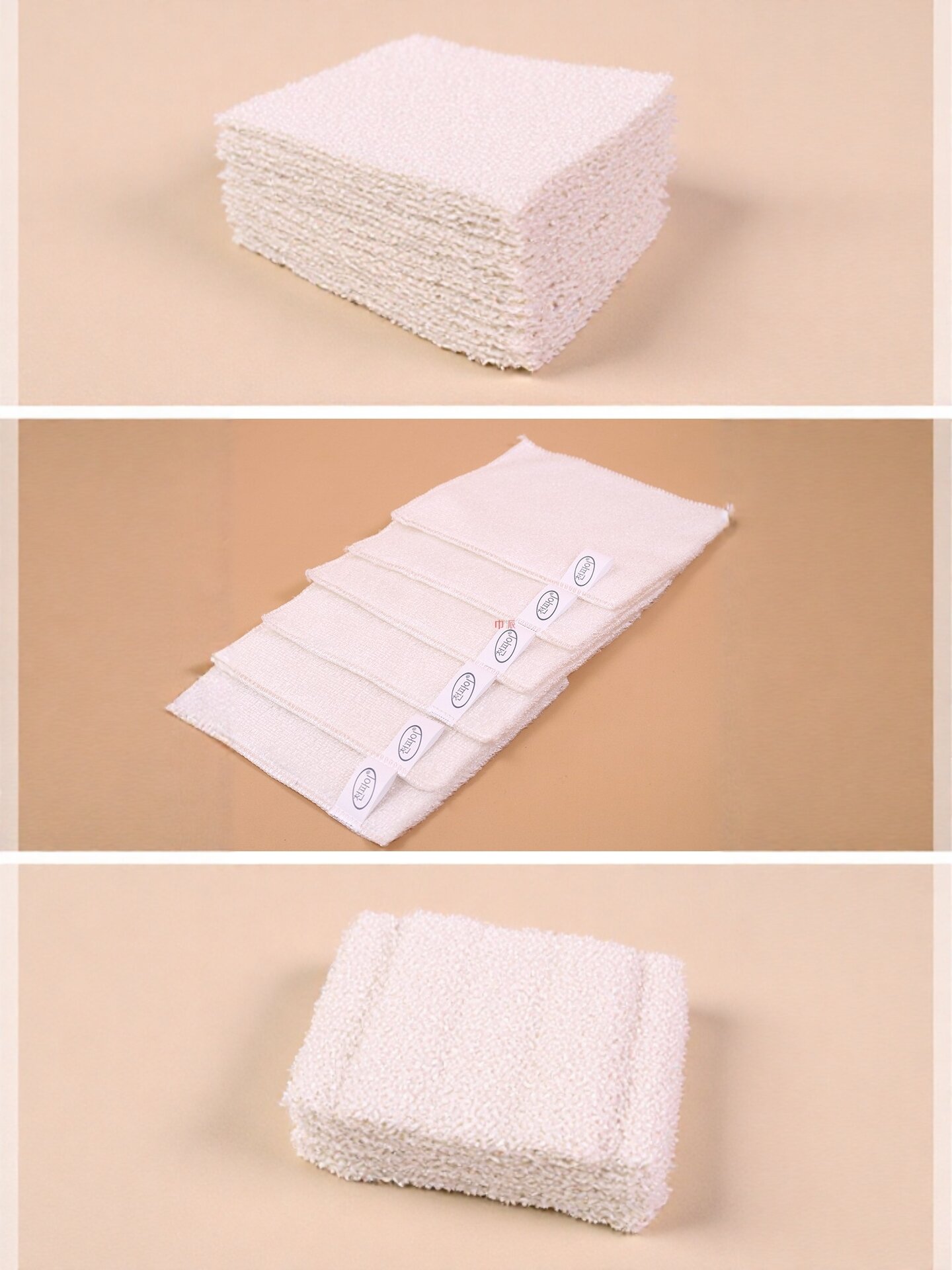 Thickened Bamboo Fiber Kitchen Towel Non-stick Oil Cleaning Cloth No Shedding Durable Double Layered Dishwashing Cloth Giá 123,000 Đồng*Miễn phí vận chuyển