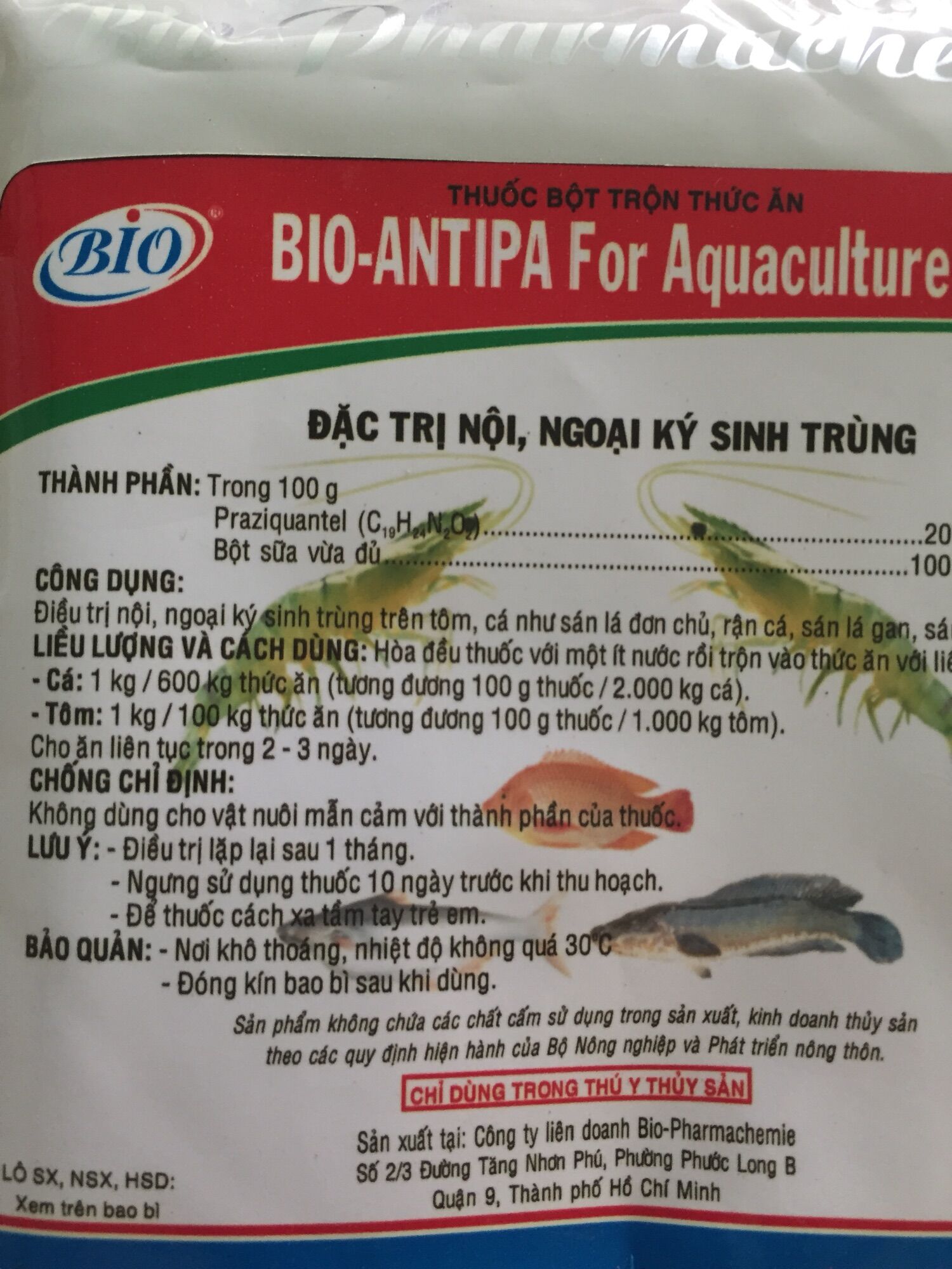 Bio- Antipa ( Nội, ngoại ký sinh trùng)