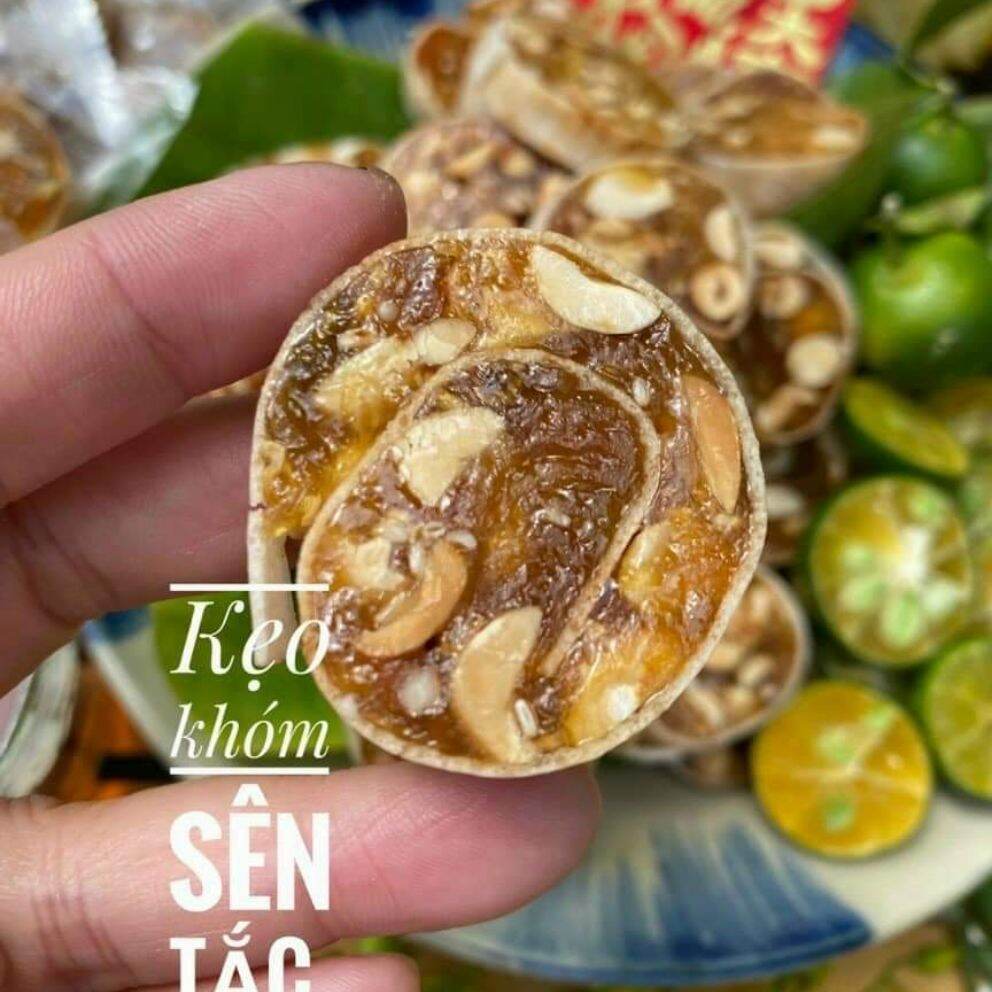 Kẹo khóm sên tắc cuộn bánh tráng 500g