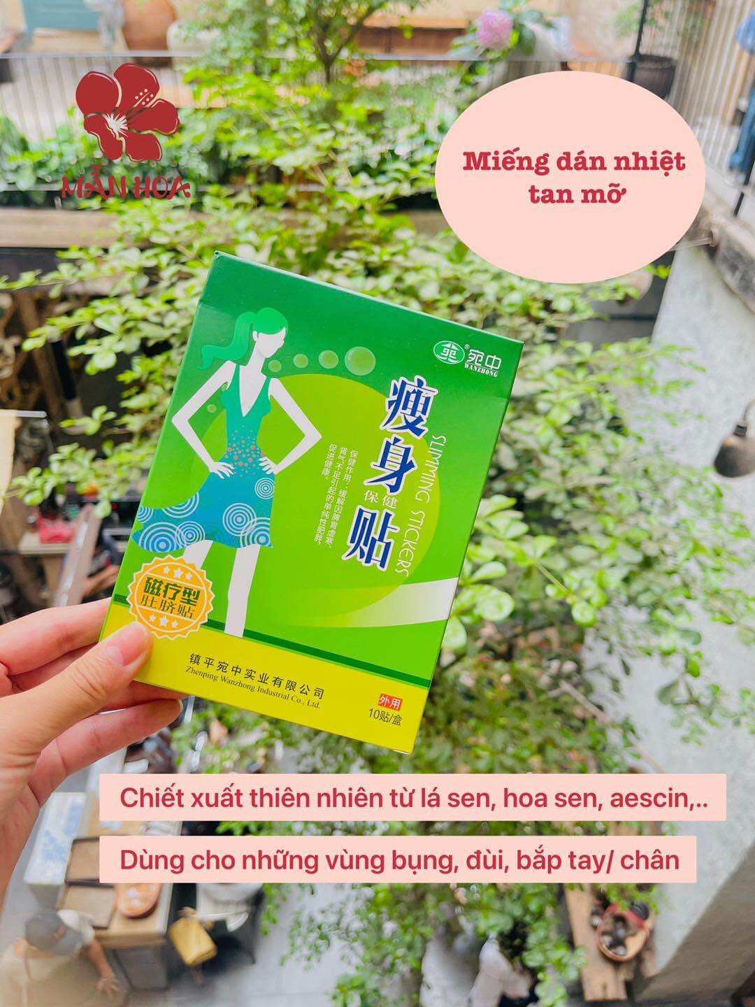 Miếng dán tan mỡ nội địa trung