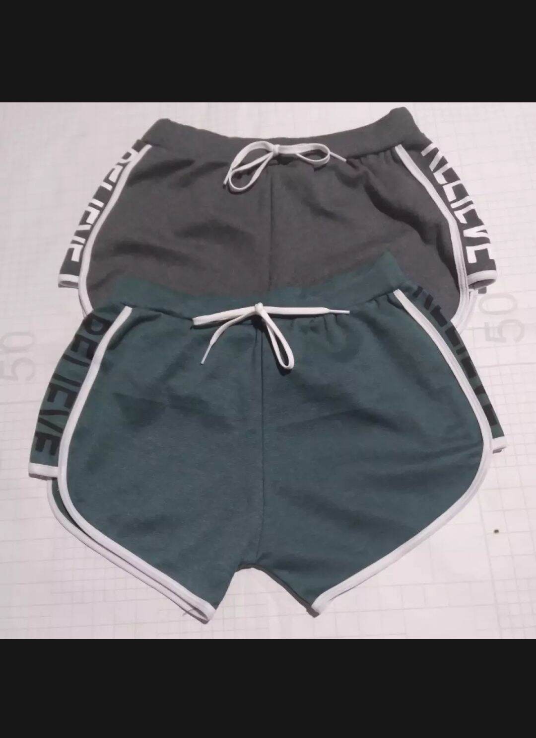 {HCM} QUẦN SHORT NỮ PHỐI CHỮ. ( freesize dưới 70kg tùy chiều cao)