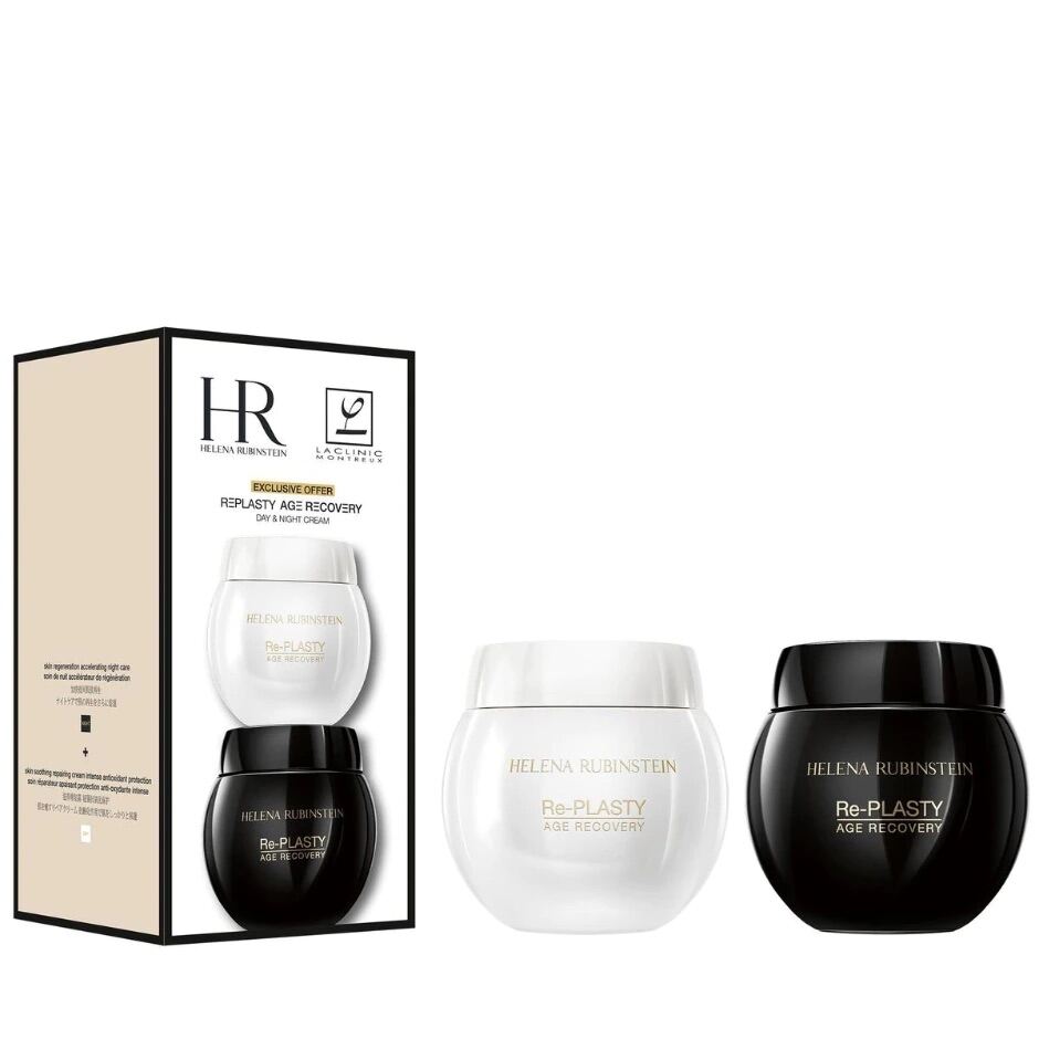 Set Kem Dưỡng Phục Hồi Chống Lão Hoá Da Cao Cấp Helena Rubinstein Re - Plasty Age Recovery Day & Night Duo (2X50Ml)