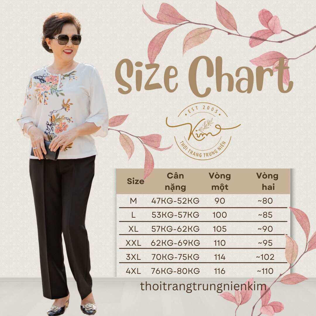 Set bộ lụa gấm trung niên dài kèm quần tây chất liệu cao cấp sang trọng bigsize phù hợp với mọi lứa tuổi