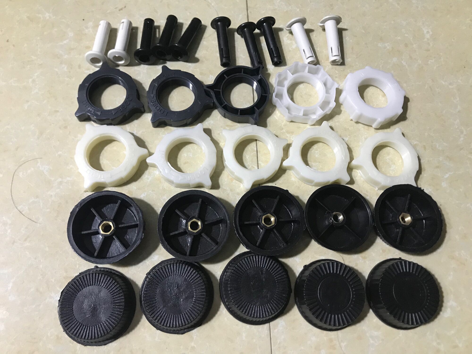 20 hãm lồng+20 hãm cánh+20 núm rút