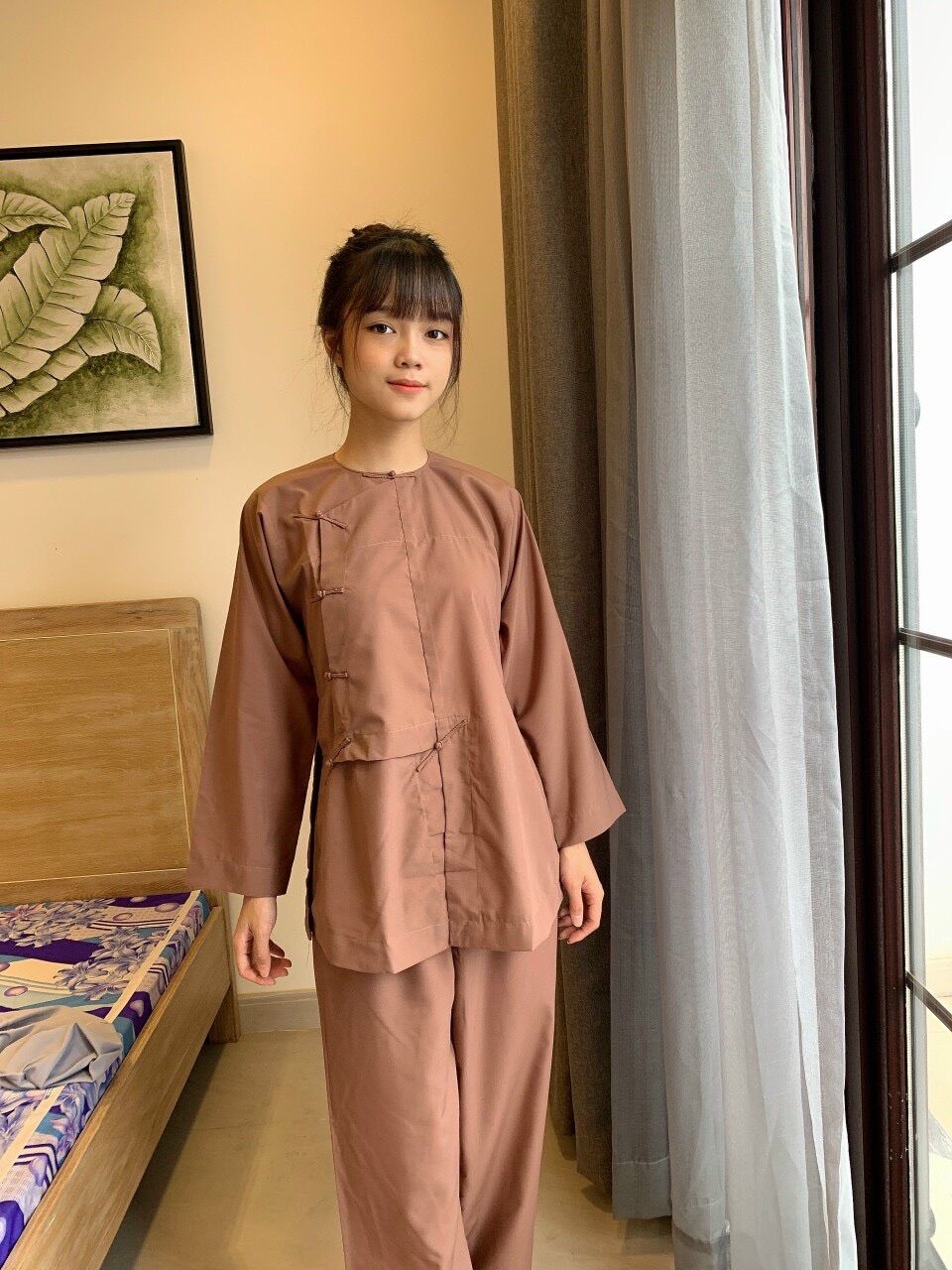 Đồ Lam Nữ Đi Chùa - Vạt Hò