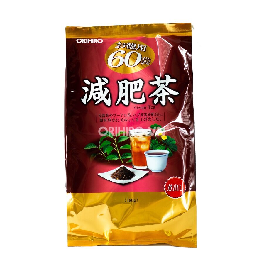 Trà giảm mỡ bụng Orihiro Genpi Tea 3g x 60 gói