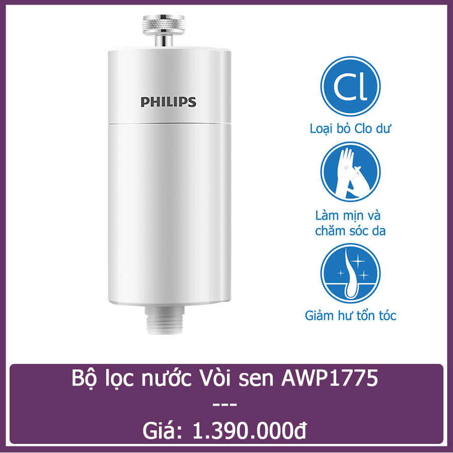 Bộ lọc nước vòi sen Philips AWP1775