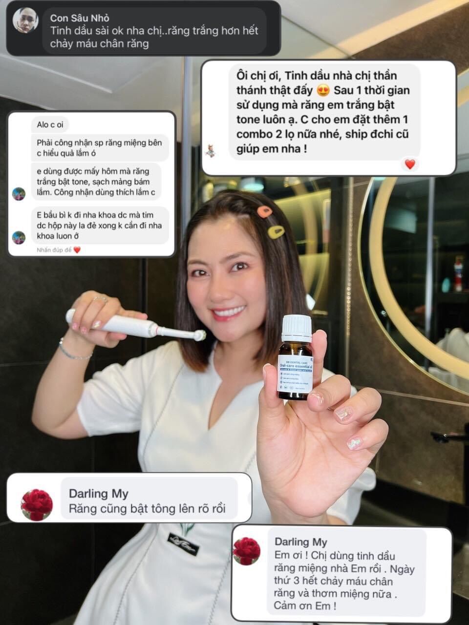 Tinh dầu răng miệng DB Dental Care 10ml [combo 2 lọ]