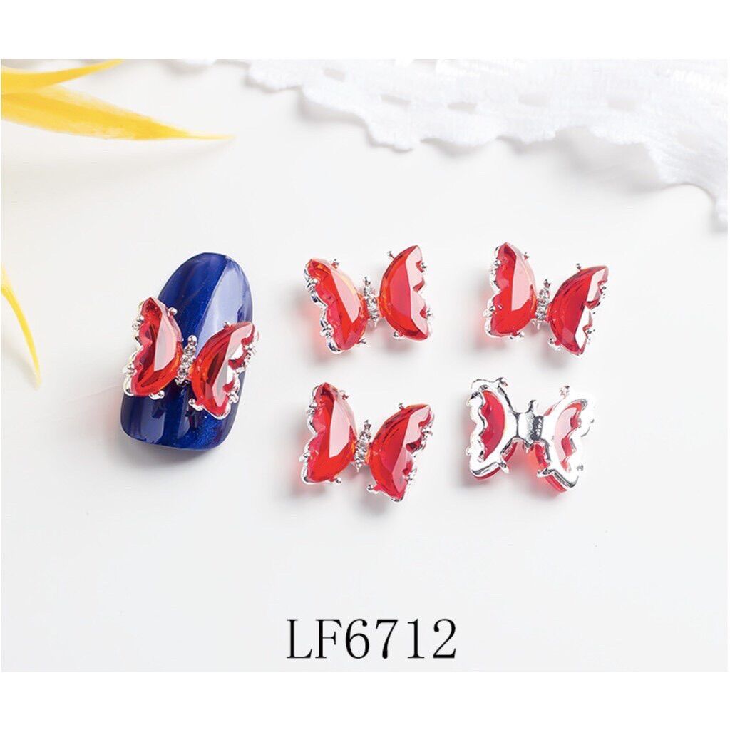 Charm Bướm Đá Trang Trí Móng
