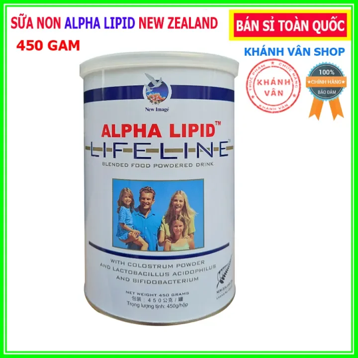Hoàn Tiền Giảm 10%  Nguyên Code  Sữa non Alpha Lipid Lifeline 450g
