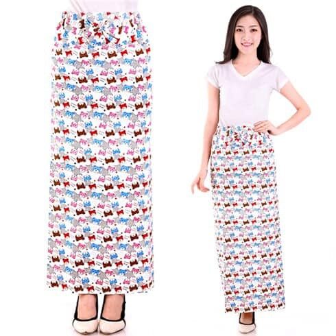 Váy chống nắng 2 lớp dày dặn vải kate