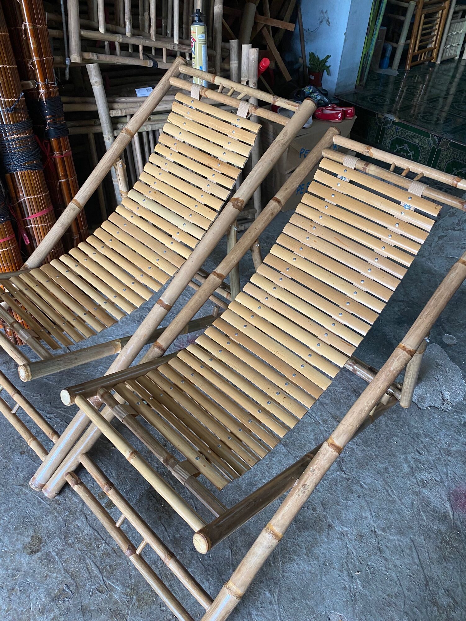Ghế bố tre xếp gọn🇧🇪🇧🇪🇧🇪🇧🇪🇧🇪