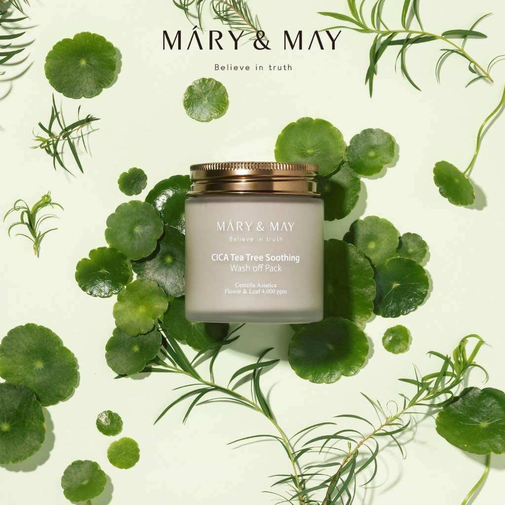 Mặt nạ đất sét Mary&May Teatree/Lemon/Rose/Blueberry/Calendular 125g