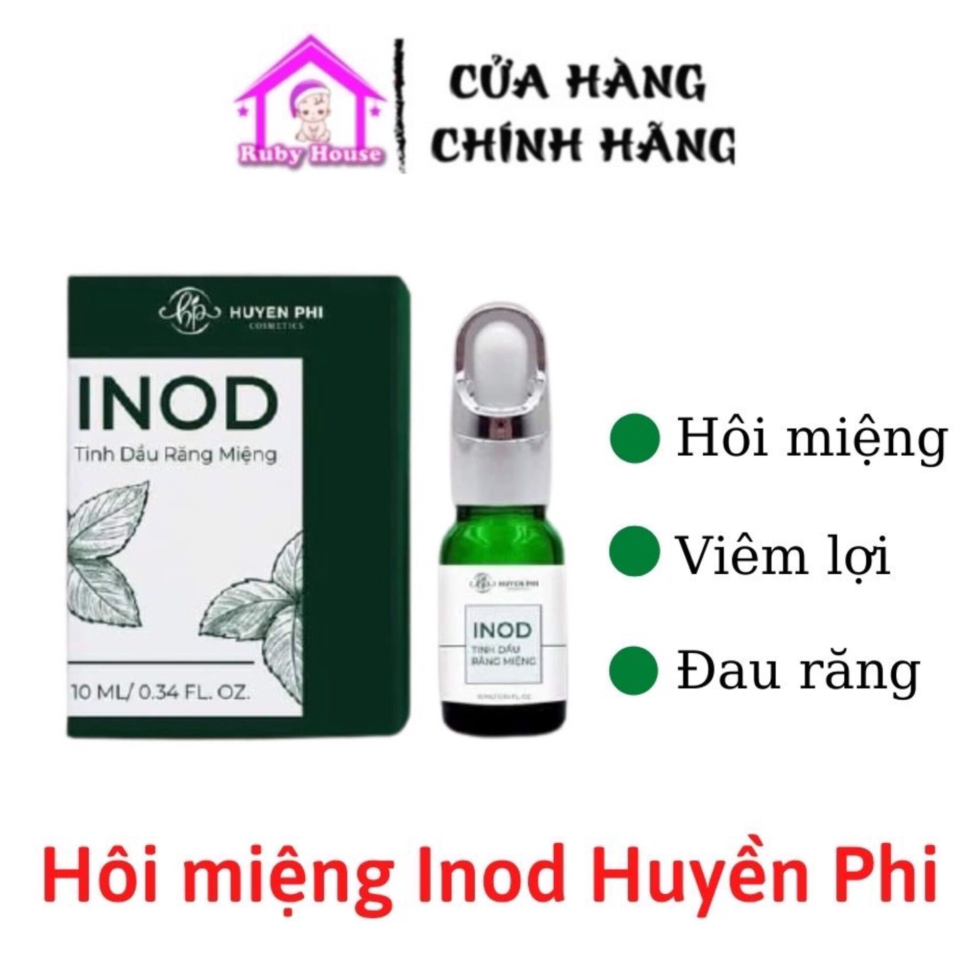 Dứt điểm hôi miệng, nhiệt miệng-Tinh dầu răng miệng Huyền Phi