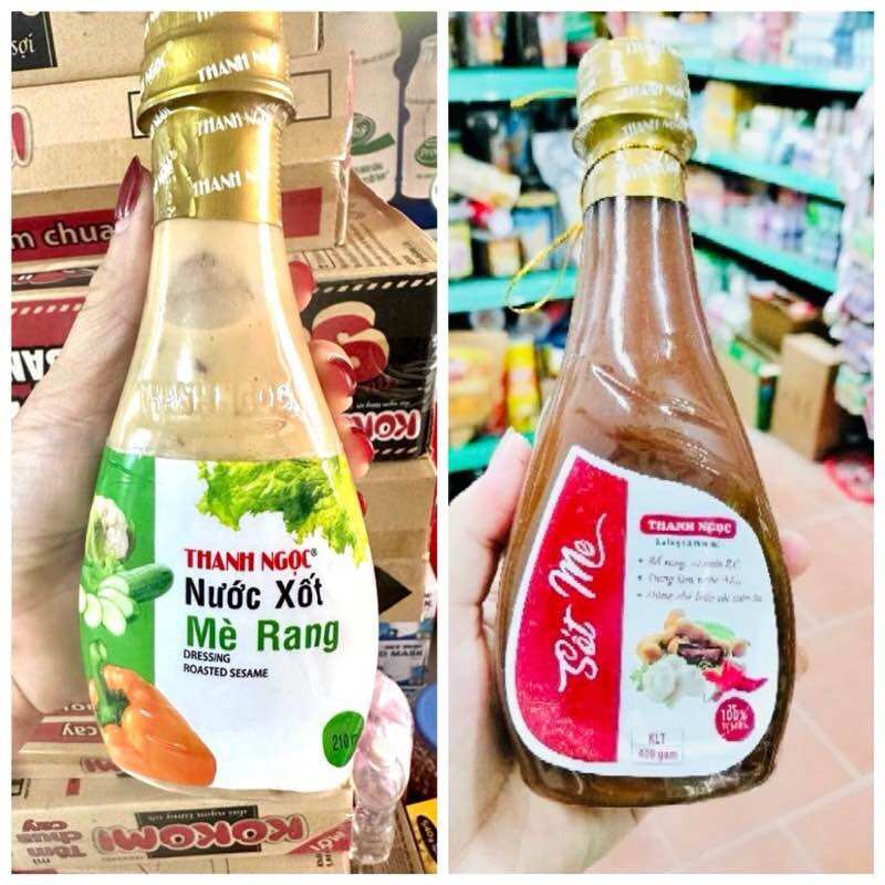 Nước chấm mè rang - sốt me chai 210g - 400g thanh ngọc