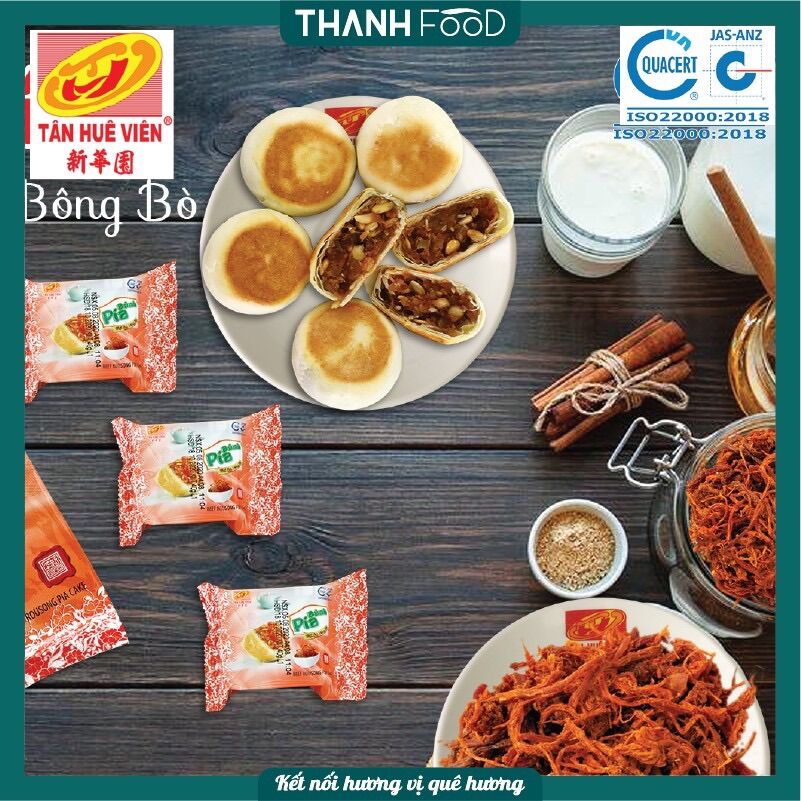 Bánh pía chà bông bò