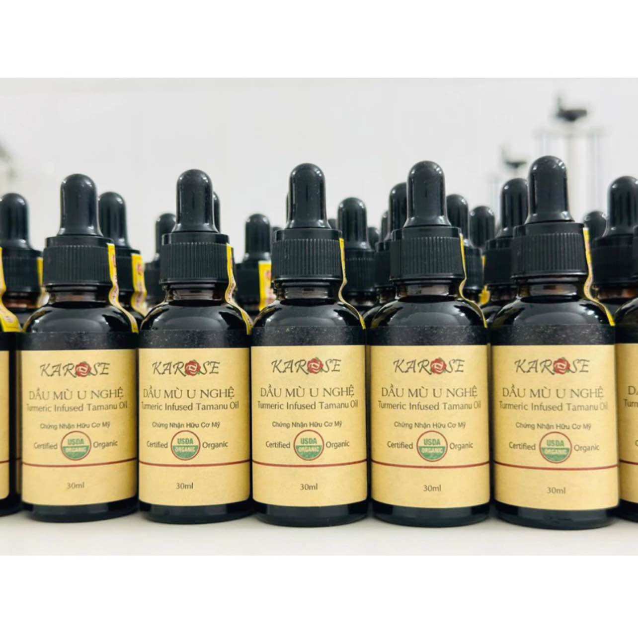 Dầu mù u nghệ Karose (30ml) dưỡng da, dùng cho cả da mụn