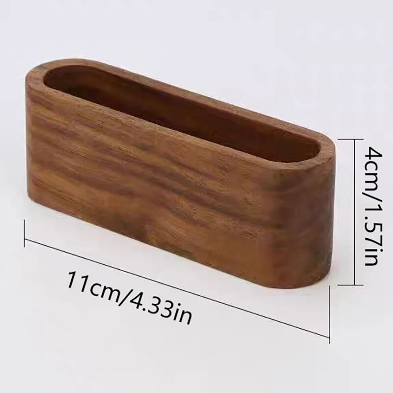 Giá Để Danh Thiếp Bằng Gỗ Có Khe Cắm Bút Và Khay Ghi Chú - Giá Để Danh Thiếp Hộp Đựng Đồ Văn Phòng Giá Trưng Bày Danh Thiếp Để Lưu Trữ