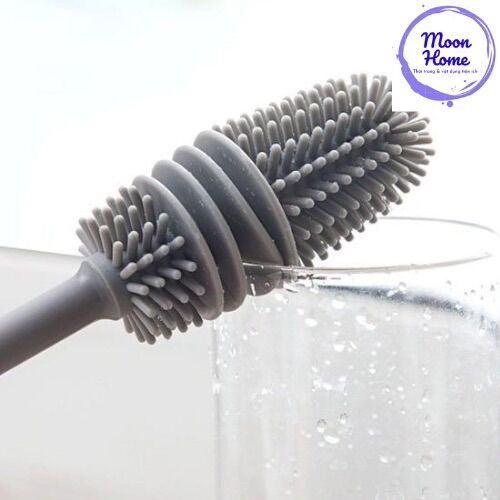 Cọ Rửa Ly chất liệu silicone Cọ Rửa Bình Sữa cho em bé cây rửa ly đồ gia dụng tiện lợi dụng cụ vệ sinh bình sữa