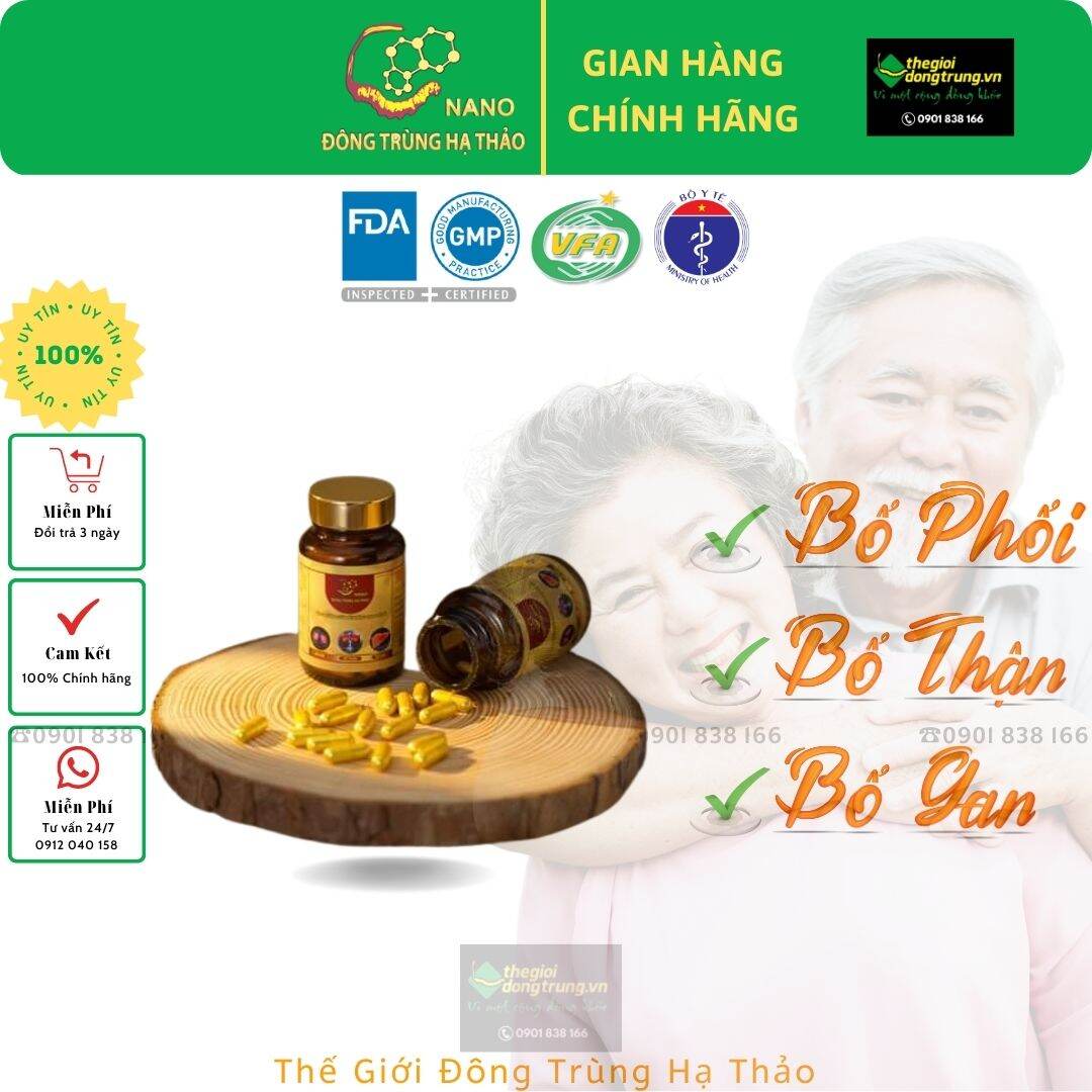 Viên Nang Nano Đông Trùng Hạ Thảo