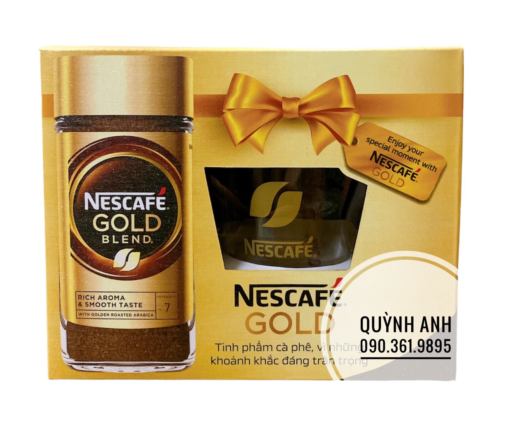 Cà phê hòa tan cao cấp Nescafe Gold Blend hủ 100gr thumbnail