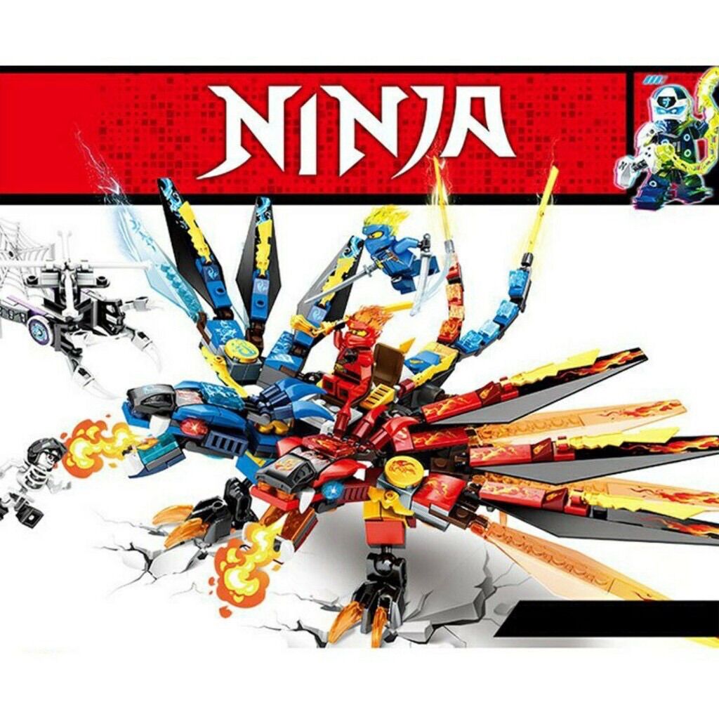 Lego ninja rồng 2 đầu biến hình