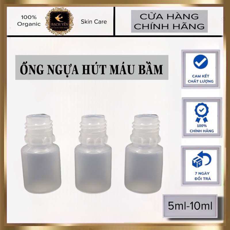 ComBo 100 Ống Nhựa Hút Máu Bầm Loại Chuyên Dụng Cho Spa