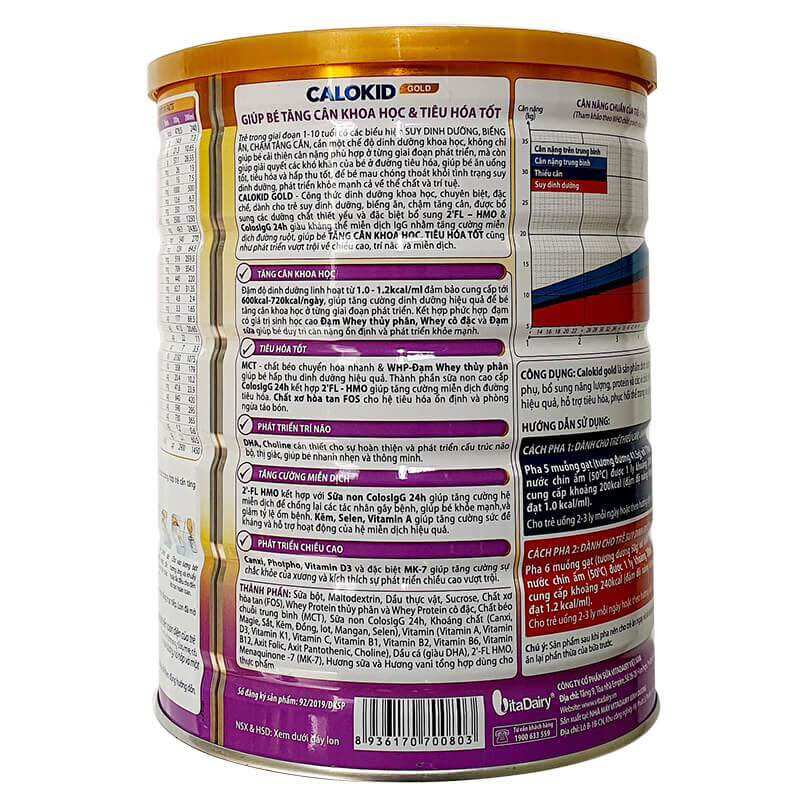 Sữa bột CALOKID 0+ 900g