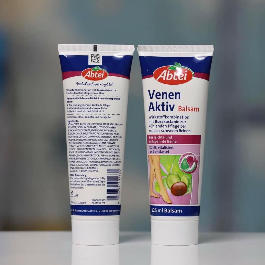 Kem Bôi Giãn Tĩnh Mạch Abtei Venen Aktiv