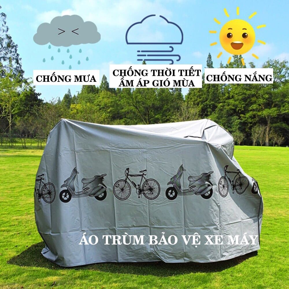 Áo trùm cao cấp phủ xe máy