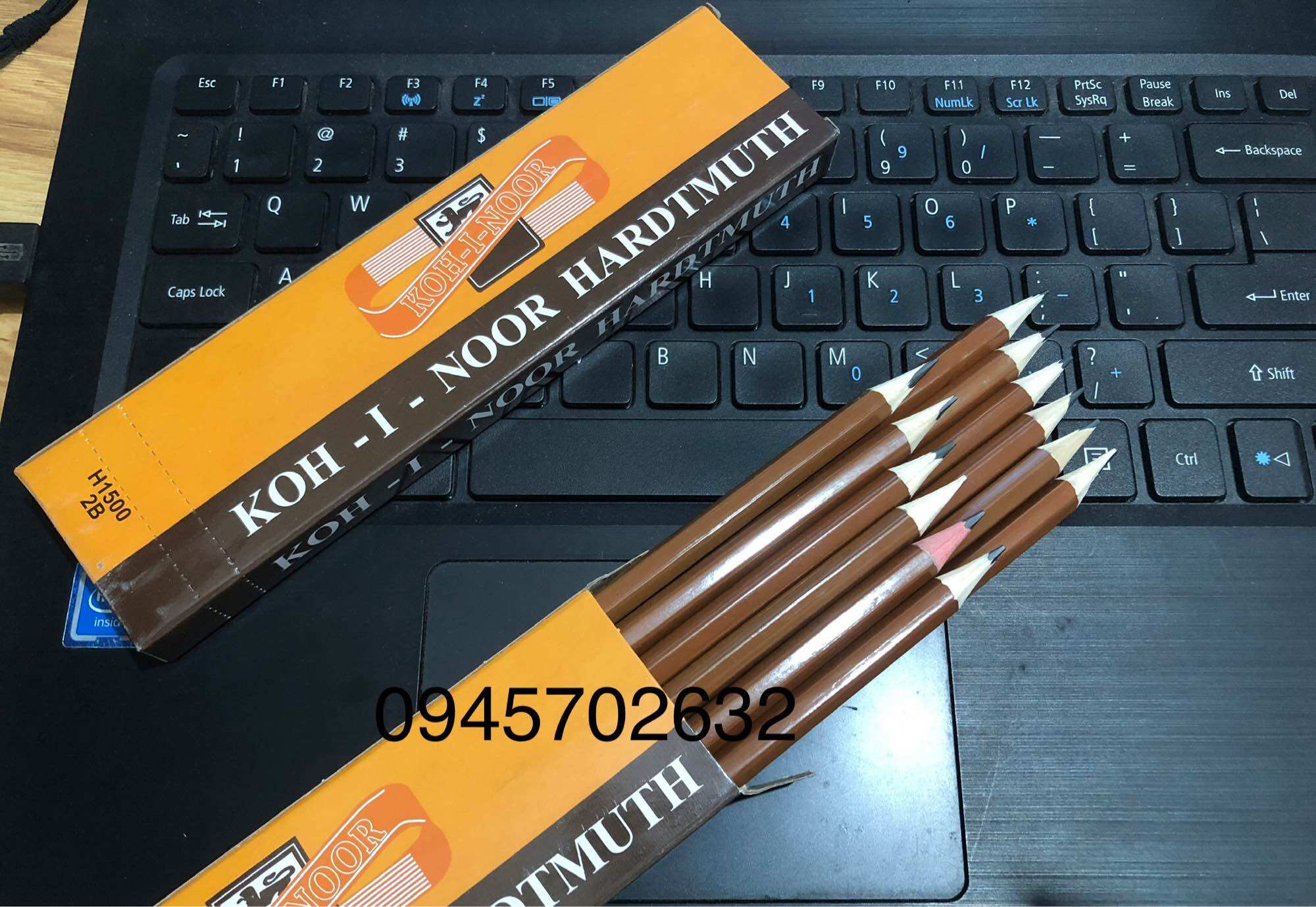 Bút chì gỗ 2B tiệp KOH (hộp 12 chiếc) loại rẻ