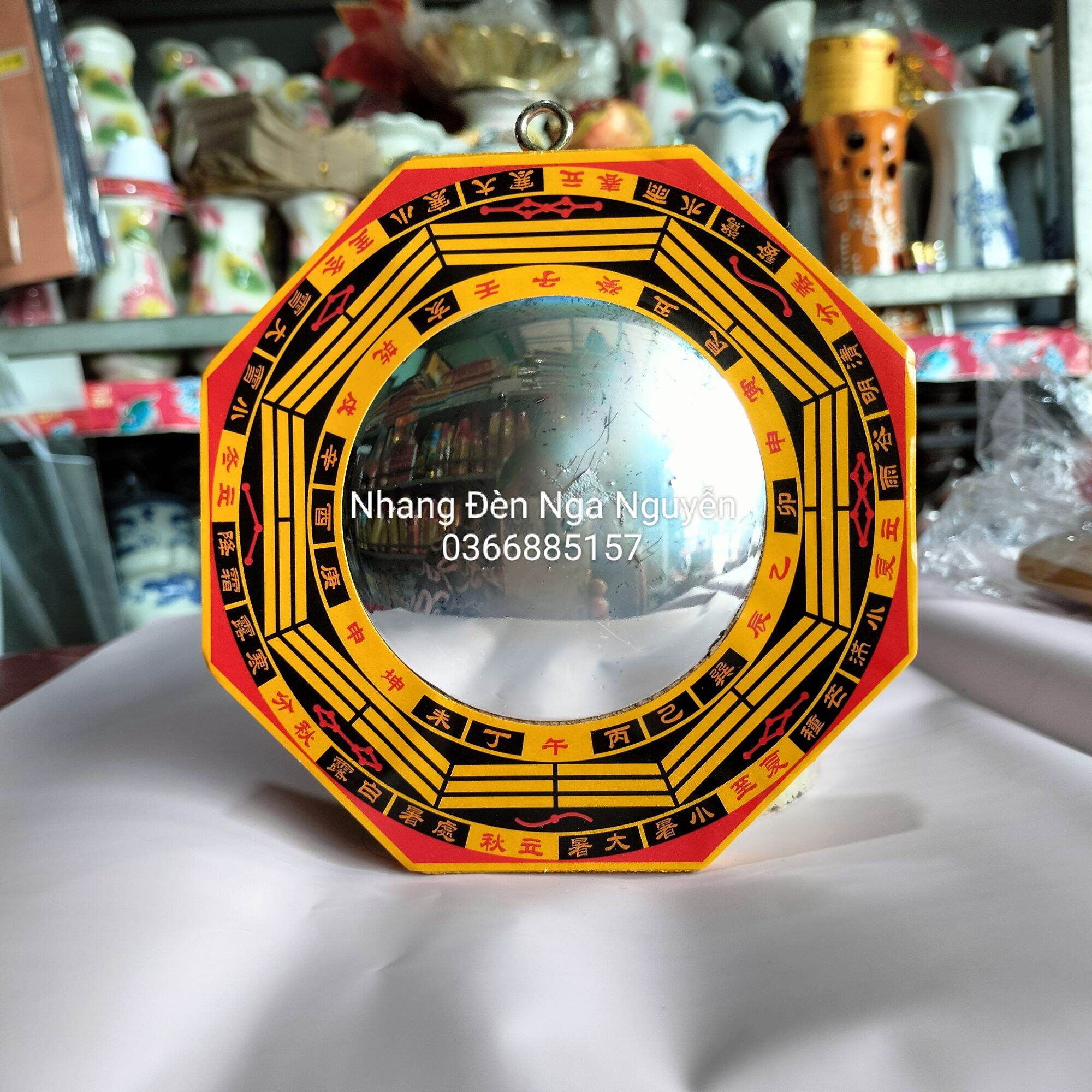 Gương bát quái lồi phong thủy