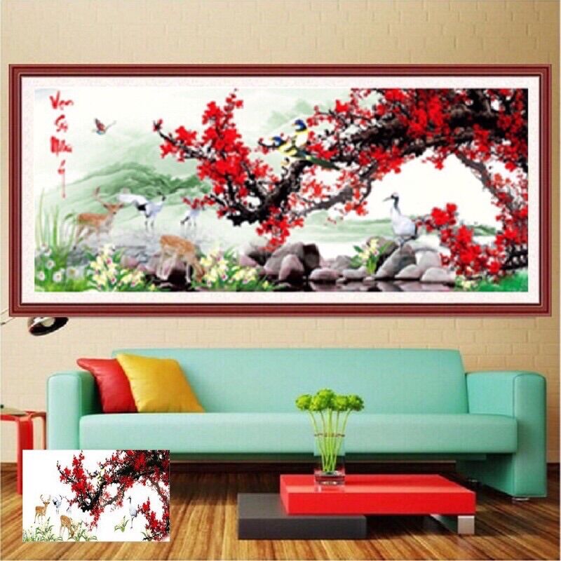 Tranh đính đá vạn sự như ý vs328 chưa đính đá