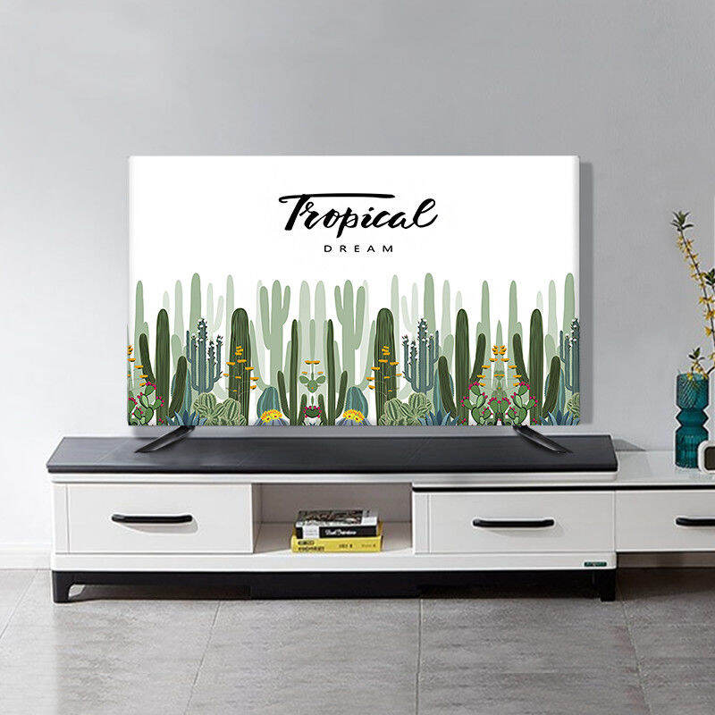 Khăn phủ phủ phủ phủ phủ phủ chống bụi khăn phủ phủ phủ tivi lcd kiểu treo gia dụng 43 inch 55 inch 50 inch 65 inch vải phủ phủ