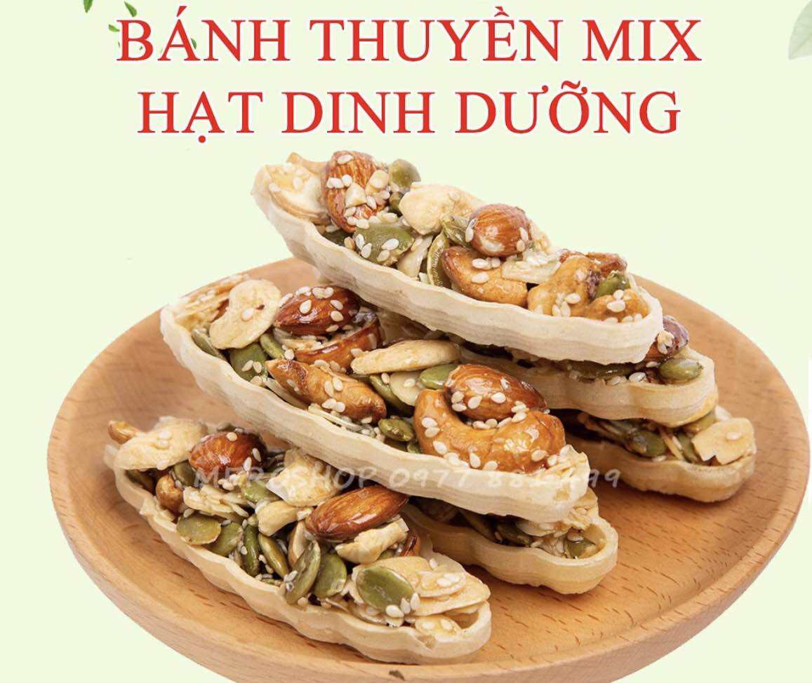 Bánh Thuyền Siêu Hạt 500g