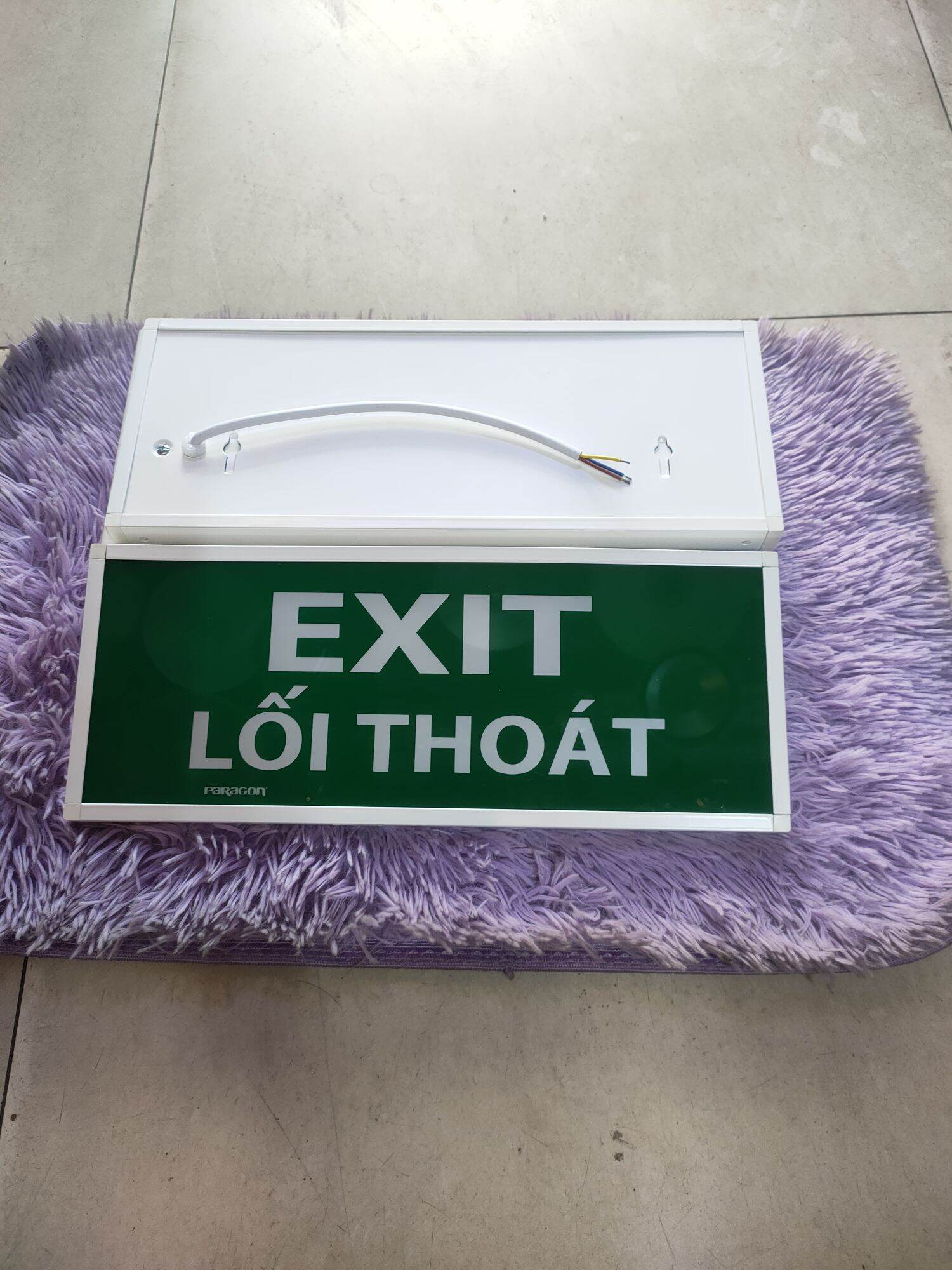 Đèn exit -lối thoát 1 mặt,2 mặt paragon hàng chính hãng
