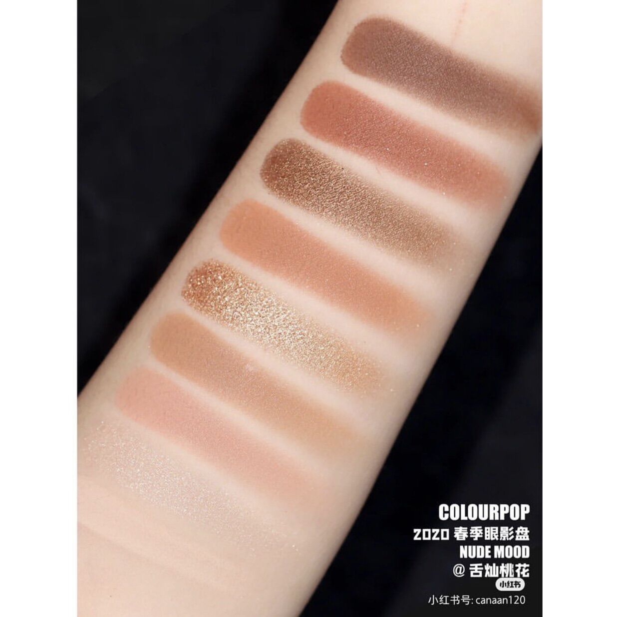 [HCM]Bảng Phấn Mắt 9 ô Colourpop Nude Mood