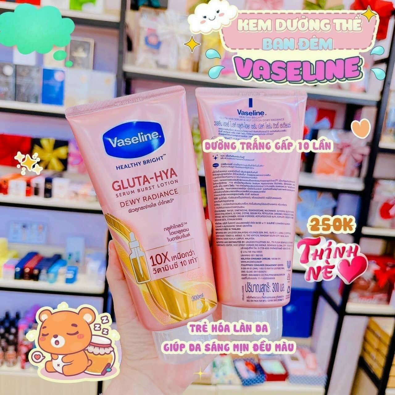 Sữa Dưỡng Thể Vaseline 300ml ( ngày và đêm )