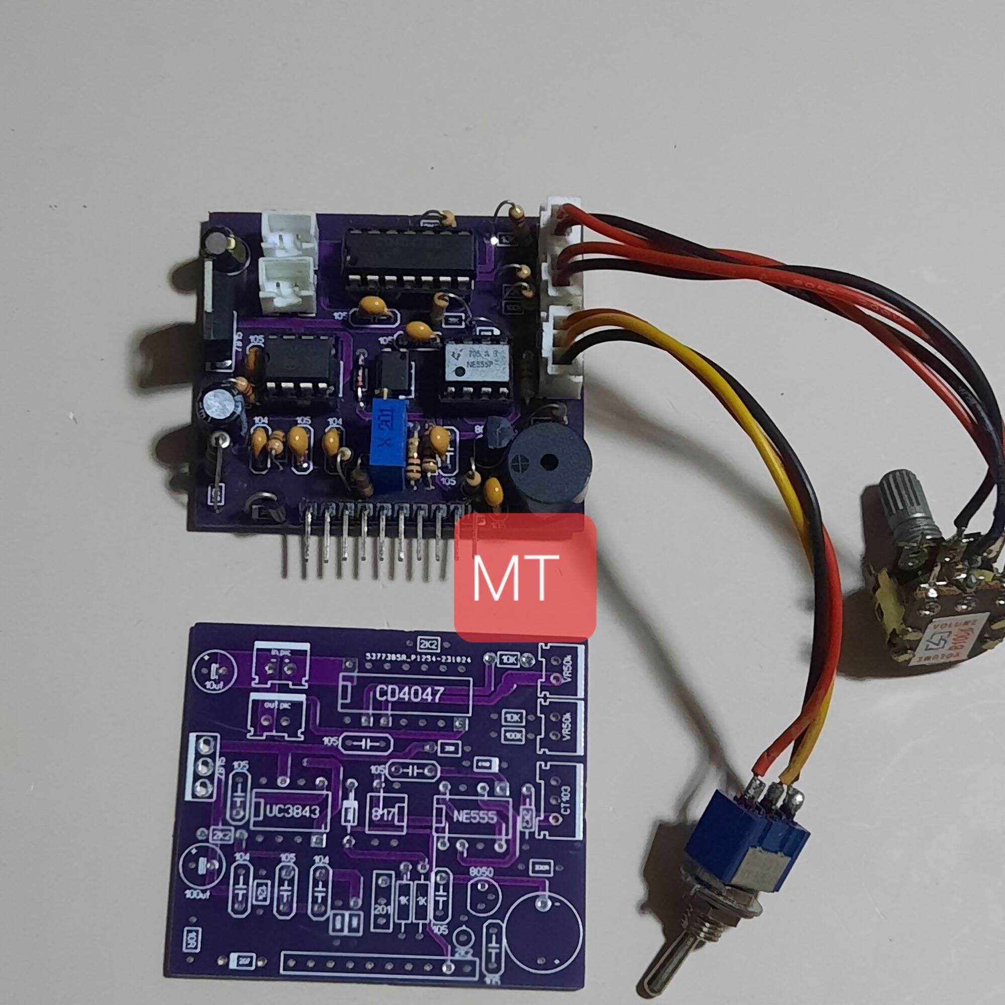 Bo lái IGBT 3 chế độ 4047 và 555 có thả cáp