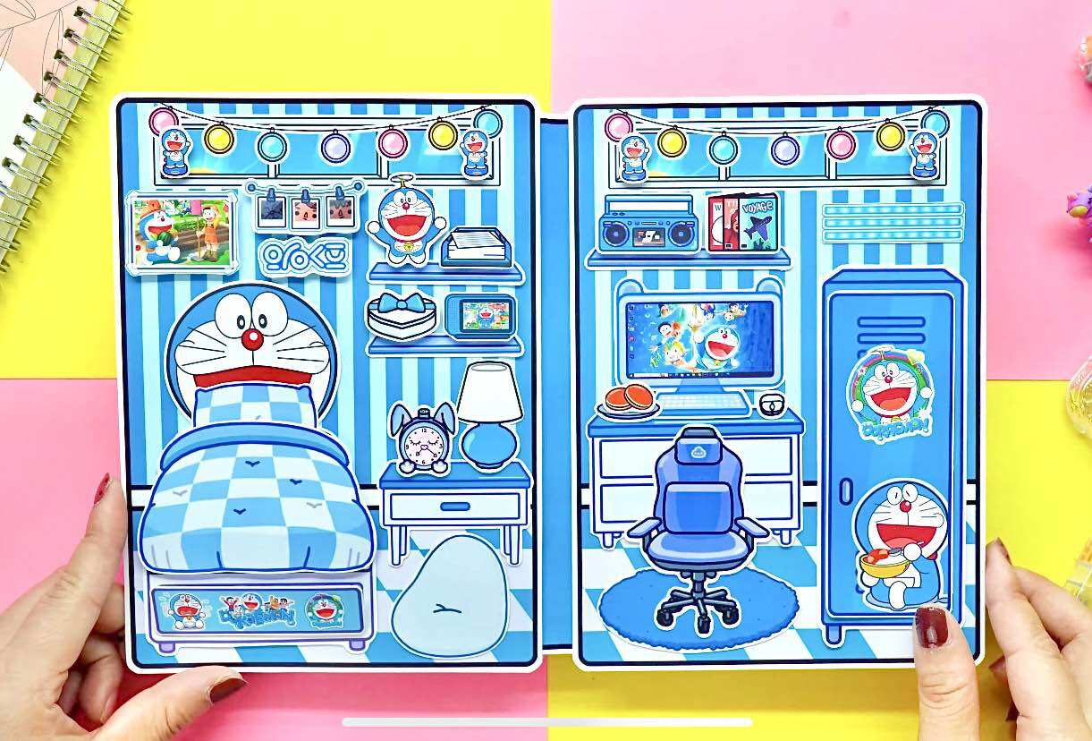 Ngôi nhà Doraemon của TocaBoca - Búp bê giấy Tocalifeworld