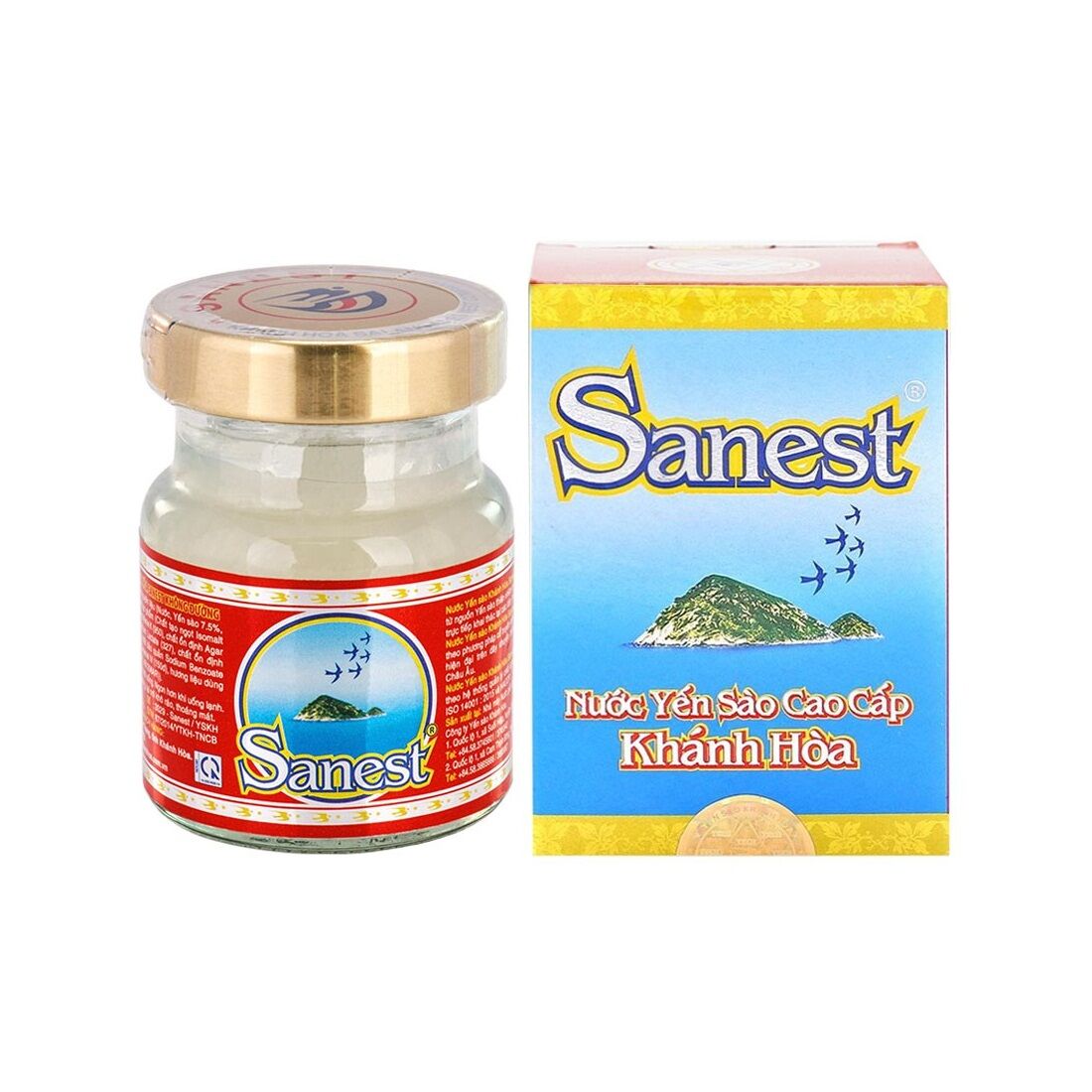 Combo 10 Lọ Nước yến sanest ko đường