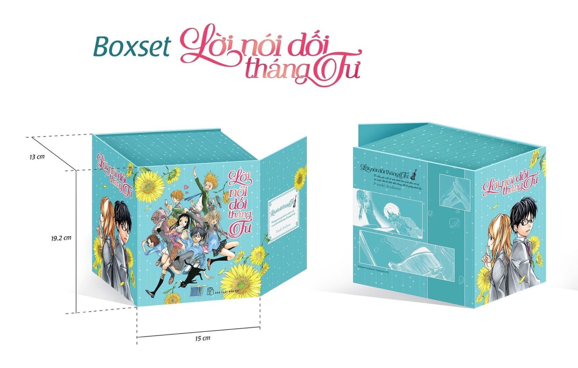 Truyện tranh NXB Trẻ - Boxset Lời Nói Dối Tháng Tư - Tặng Kèm 2 Card Nhựa Hình Nhân Vật (Bộ 12 Tập)