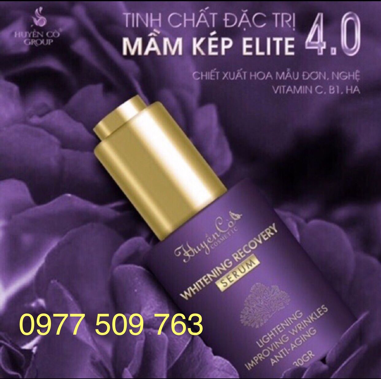 Serum mầm kép Huyền Cò dưỡng ẩm, se khít chân lông - mờ nám - 30ml