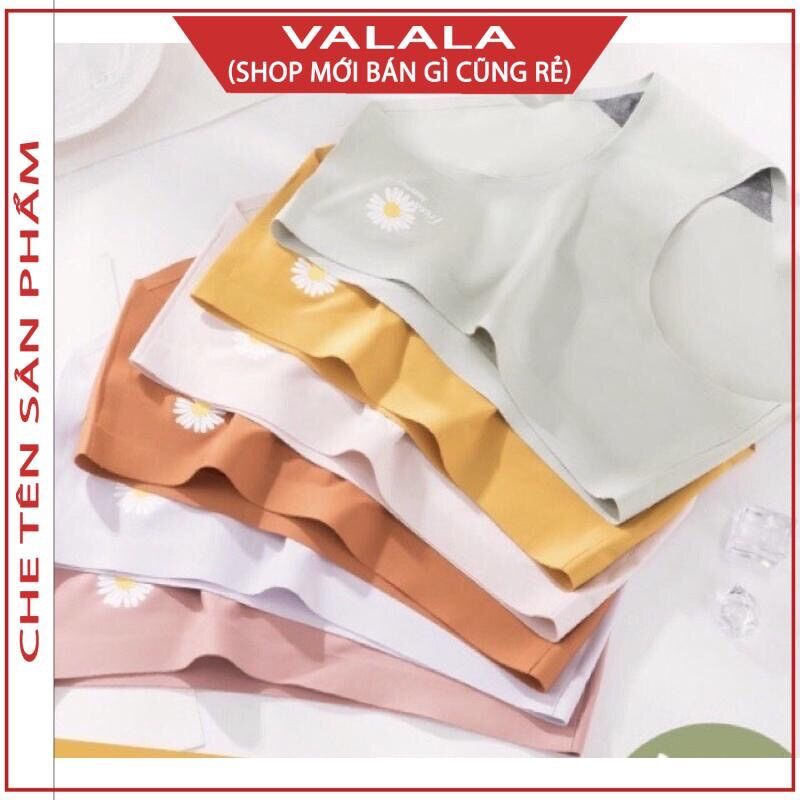 Quần lót nữ su đúc vải lạnh mát hoa cúc Valala, quần chíp kháng khuẩn nâng mông.